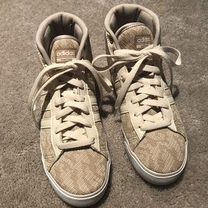 Adidas Women’s High Top Sneakers Cream White 7